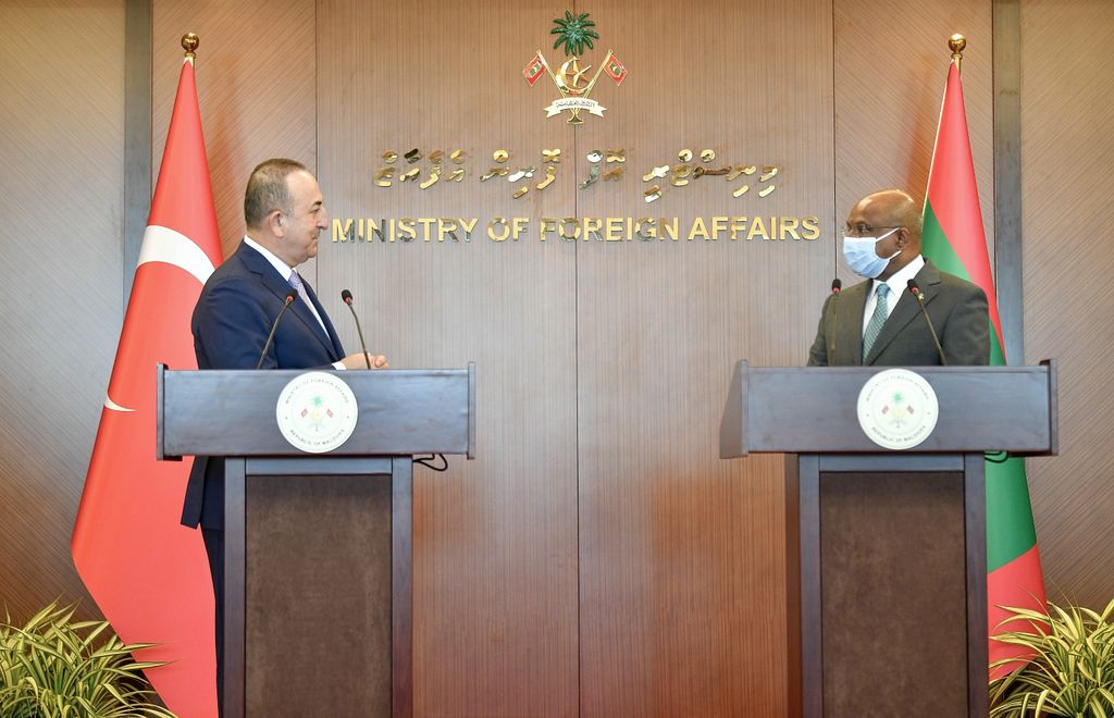 ތުރުކީގެ ފޮރިން މިނިސްޓަރު ރާއްޖޭގައި