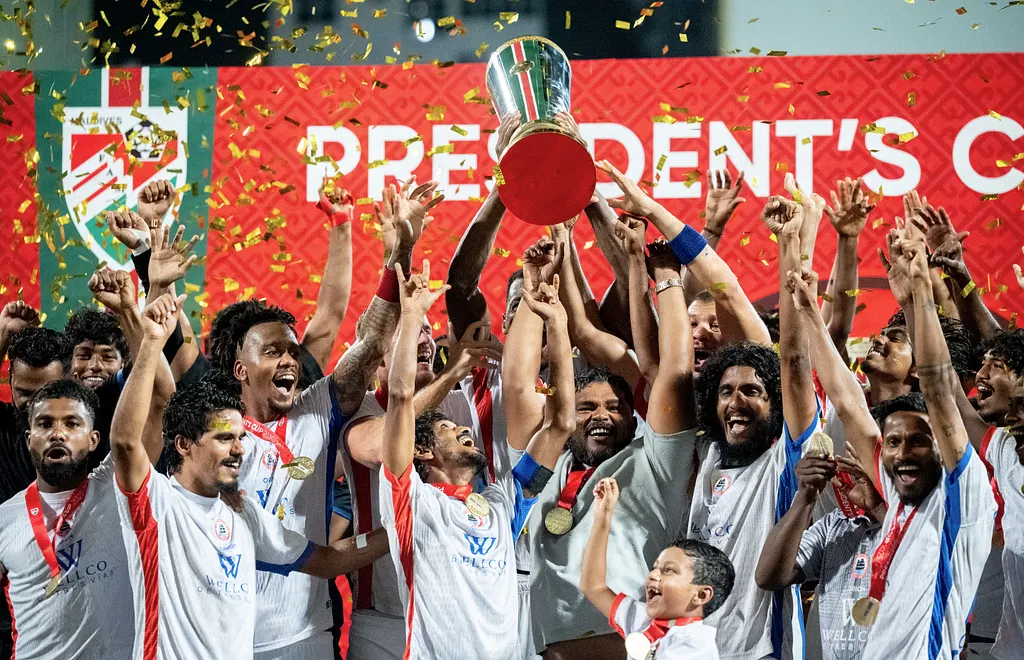 މާޒިޔާ ބަލިކޮށް އޮޑިން ފުރަތަމަ ފަހަރަށް ޕްރެޒިޑެންޓްސް ކަޕް ކާމިޔާބުކުރުން