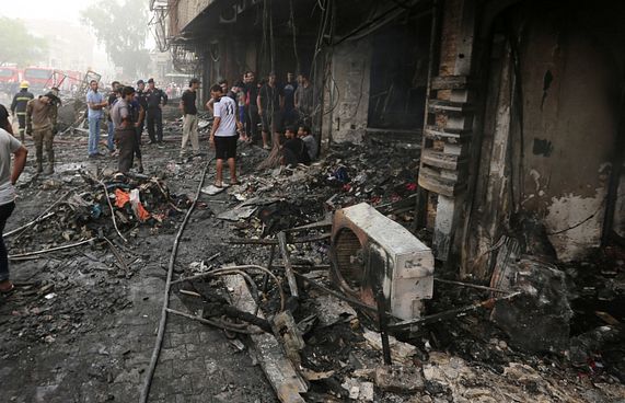 އިރާގުގައި އައިއެސް ދިން ބޮމުގެ ހަމަލާގައި 125 މަރު