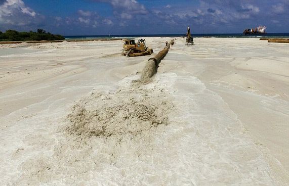 ހިންމަފުށި ބިން ހިއްކުމުގެ މަސައްކަތް ނިމުމަކާ ގާތަށް