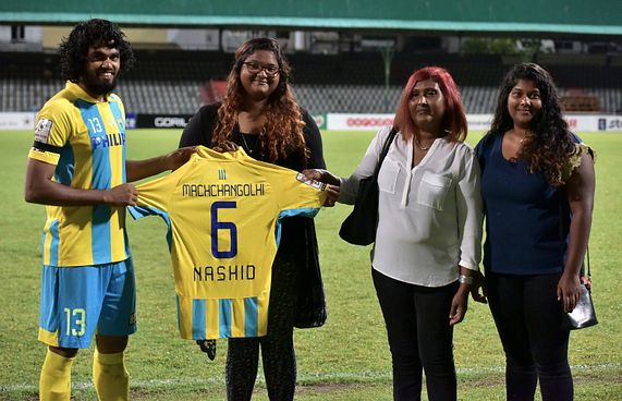 ނާޝިދުގެ ހަނދާން އާކޮށް ވެލެންސިއާގެ ފަރާތުން ޖާޒީއެއް