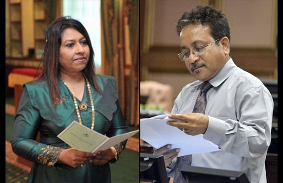 ސަފީރަކަށް ހަމްދޫނާއި ޖަމީލާ އައްޔަންކުރަން ފާސްކޮށްފި