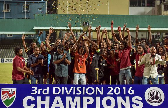 ތިން ވަނަ ޑިވިޝަނުގެ ޗެމްޕިއަންކަން ވީކޭ ހޯދައިފި