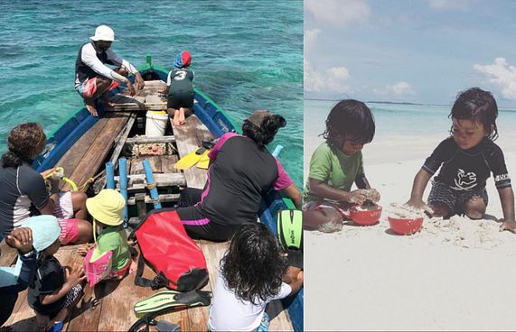 ކުދިންނާ އެކު ޒޫނާގެ ރަށު ޗުއްޓީ މާ ހިތްގައިމު