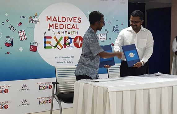 މެޑިކަލް އެކްސްޕޯގެ ޕާޓްނަރުންނާއެކު ސޮއިކޮށްފި