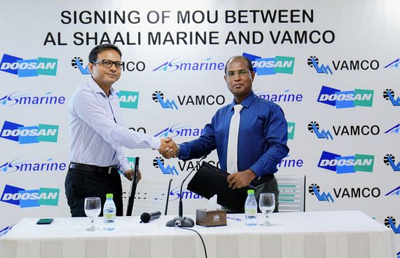 ވީއޭއެމްކޯ-އަލްޝާލީ މެރިން ގުޅިގެން މަސައްކަތް ކުރަނީ