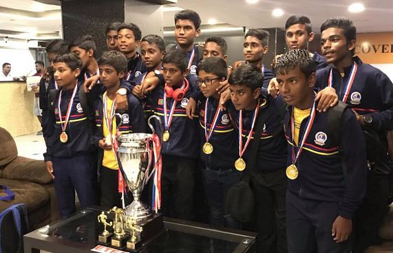 ލަންކާގައި ބޭއްވި ޖޫނިއާ ފުޓްބޯޅަ މުބާރާތް ހީނާ އެކަޑަމީން ކާމިޔާބުކޮށްފި