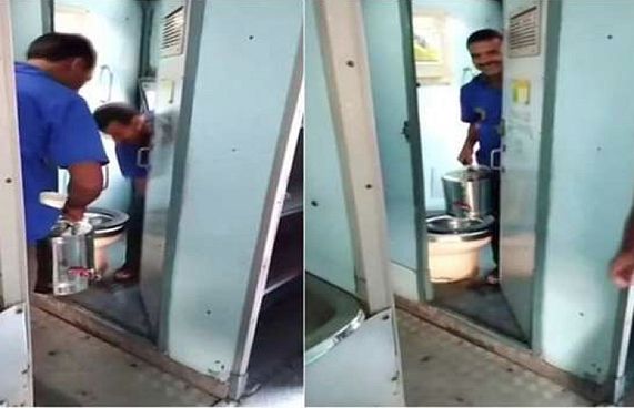 ރޭލުގެ ފާޚާނާގެ ފެނުން ސައި ހަދައިގެން ވިއްކައިފި