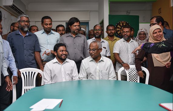 ފެލިދޫ ދާއިރާއިން އެމްޑީޕީގެ ތާއީދު އަލީ ޒާހިިރަށް