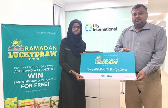 ކަވާން ޕްރޮމޯޝަނުގެ ނަސީބުވެރިޔާއަށް އިނާމް ހަވާލުކޮށްފި