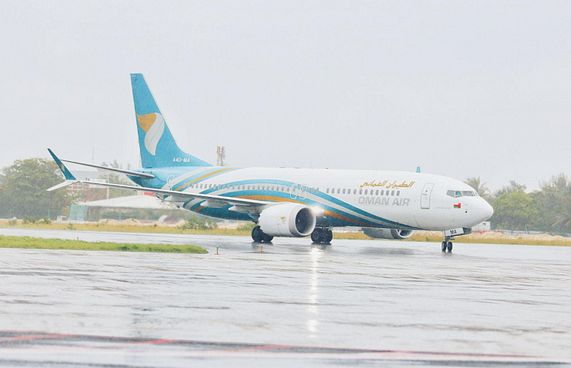 އޮމާން އެއާއިން ރާއްޖެއަށް އަލުން ދަތުރުތައް ފަށައިފި