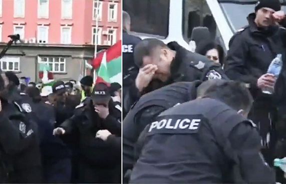 ފުލުހުން ޖެހި ޕެޕާ ސްޕްރޭ ފުލުހުންގެ ލޮލަށް