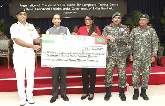 ސިފައިންގެ ތަމްރީނު މަރުކަޒު ނިންމަން އިންޑިއާގެ އެހީ