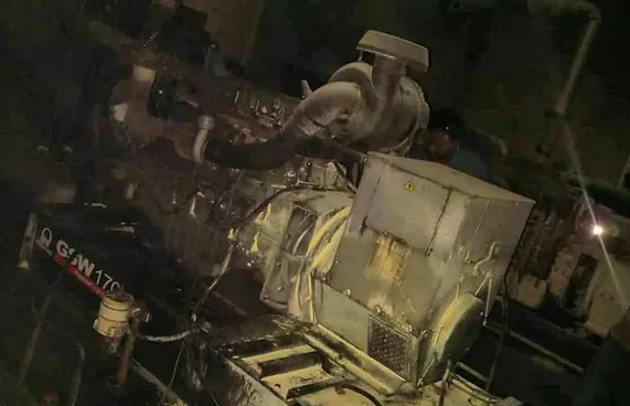 ދަނބިދޫގެ އިންޖީނު ގޭގައި އަލިފާން ރޯވެއްޖެ