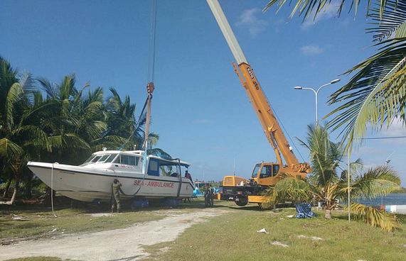 އައްޑޫގައި ސީ އެމްބިއުލާންސްގެ ހިދުމަތް ހުއްޓިފައި