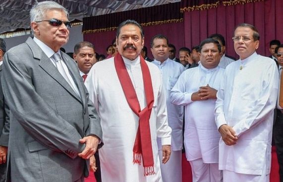 ރަނިލްގެ ދިފާއުގައި ލަންކާގެ ކުރީގެ ތިން ރައީސް