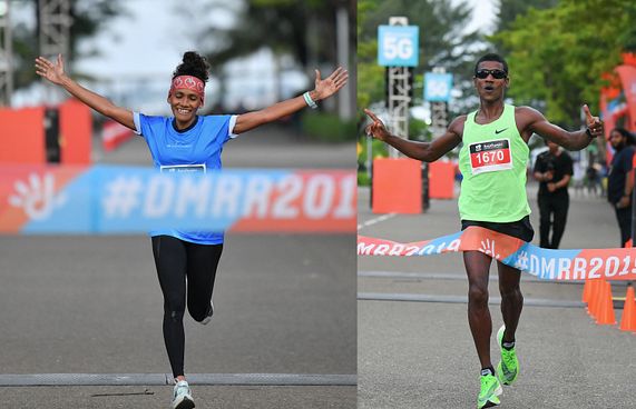 ރެކޯޑަށް ވުރެ އަވަހަށް ދުވެ ފަޒީލާއި މަރީ ފަސް ކިލޯމީޓަރު ރޭސް ކާމިޔާބުކޮށްފި