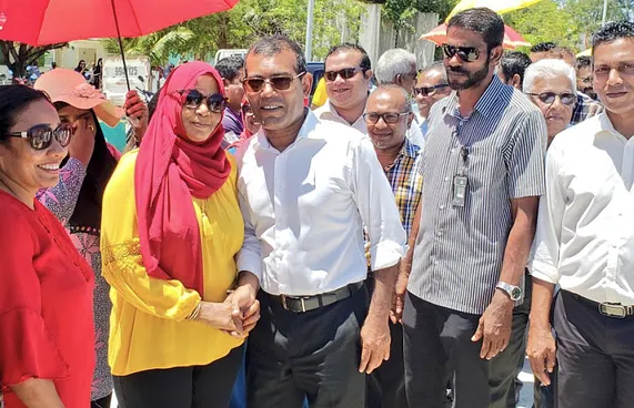 ނަޝީދުގެ ހައްލަކީ ބިދޭސީންނާއެކު އައްޑޫއާބާދީ މަތިކުރުން