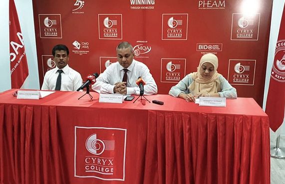 ސައިރިކްސް ކޮލެޖުގެ ކޯސްތަކަށް ކުރިމަތިލާން ހުޅުވާލައިފި