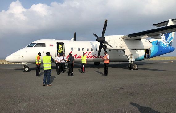 ފުނަދޫ އެއާޕޯޓަށް ޓެސްޓް ފްލައިޓް ޖައްސައިފި