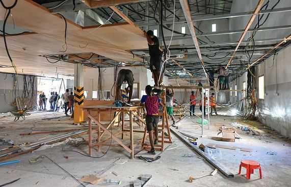 ވަގުތީ ހޮސްޕިޓަލް ނިންމަން 24 ގަޑިއިރު މަސައްކަތުގައި