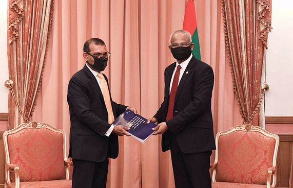 ކޮވިޑް-19 އާ ގުޅޭ ރިޕޯޓު ރައީސަށް އަރުވައިފި