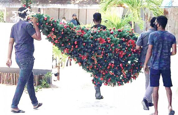 މާލޭގައި ކްރިސްމަސް ފާހަގަ ނުކުރަން އެދެފި