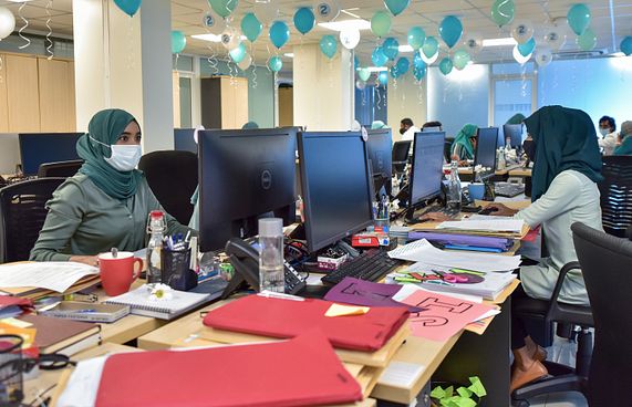 ގްރީން ޒޯނުގައި ހުންނަ އެސްޑީއެފްސީ އޮފީސް ފަޅާލައިފި