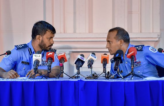 ތަހުގީގުގެ ވެރިޔާ އާއި އެތައް ފުލުހުންނެއް ޕޮޒިޓިވް