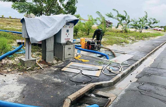 ވިއްސާރައާ އެކު އައްޑޫ ފެން ހިންދުމުގައި