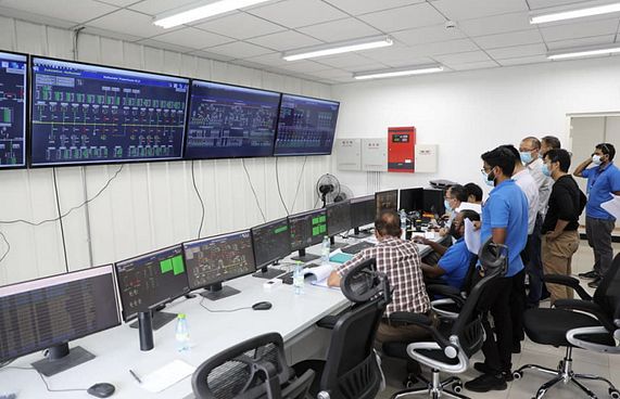 ސްޓެލްކޯ އިން ހުޅުލެ އަށް ކަރަންޓް ދޭން ފަށައިފި