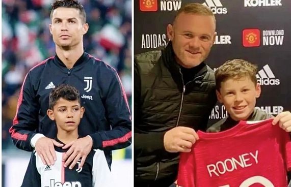 ރޮނާލްޑޯ އާއި ރޫނީގެ ދަރިން ވެސް އެއް ޓީމަކަށް