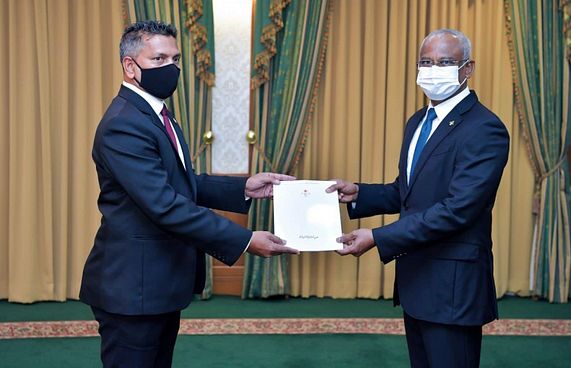 ޕްލޭނިންގެ ސްޓޭޓް މިނިސްޓަރަކަށް އައްޑޫގެ ކުރީގެ މޭޔަރު