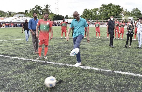 ރައީސް، ކުޅުދުއްފުށީގެ ޓާފް ދަނޑު ހުޅުވައިދެއްވައިފި