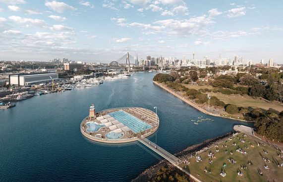 ޕްލޭނަކީ ސިޑްނީ ހާބަރުގައި ޕޫލެއް ހެދުން