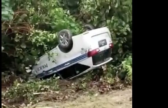 ލ. ގަމުގައި ފުލުހުންގެ ކާރަކުން ބޮޑު އެކްސިޑެންޓެއް