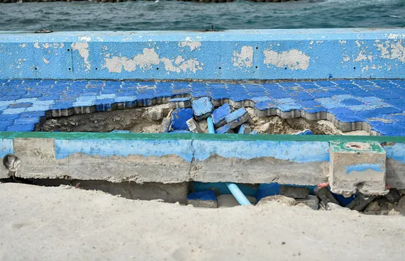 ސުނާމީ ބިނާ މައިޒާނުގެ ތަންގަނޑެއް އަޑިއަށް