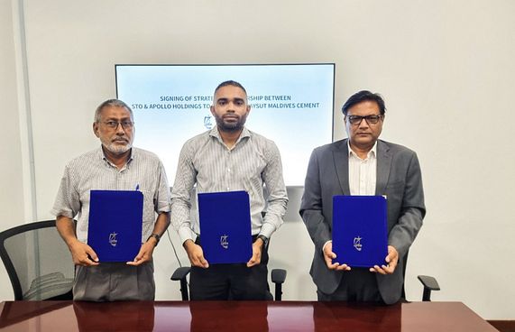 އެސްޓީއޯގެ "މޯލްޑިވްސް ސިމެންތި" ވިއްކަން އެޕޯލޯއަށް