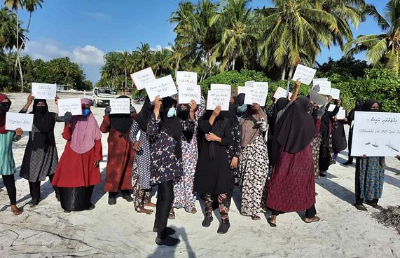 ކަލައިދޫ-ދަނބިދޫ ކޯޒްވޭ ނުހަދާތީ އިހުތިޖާޖުކޮށްފި