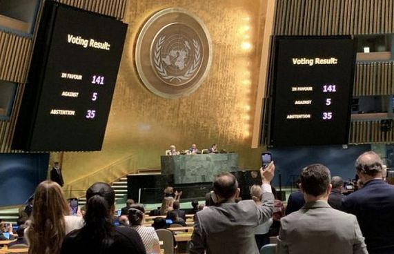 ރާއްޖެ ރަޝިއާއާ ދެކޮޅު، އިންޑިއާ، ޗައިނާ ވޯޓު ނުދިން