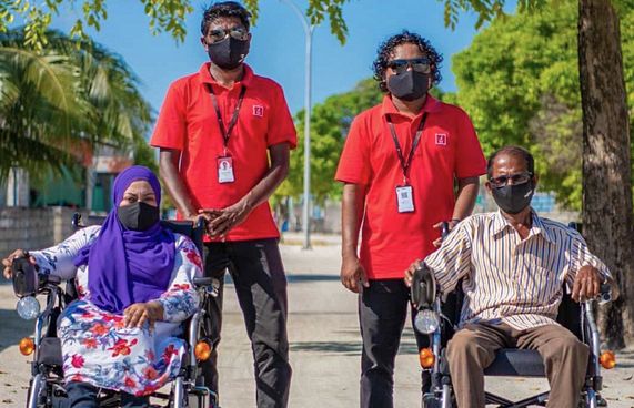 ބީއެމްއެލް އިން މޮޓޮރައިޒްޑް ވީލްޗެއާ ހަދިޔާކޮށްފި