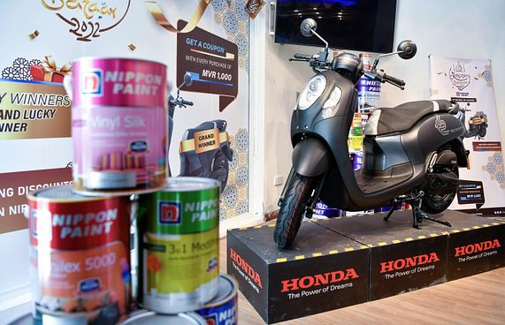 އެސްޓީއޯ ނިޕޯން ޕްރޮމޯޝަނުގައި ސައިކަލެއް ދެނީ