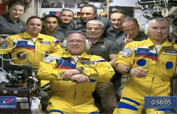 ރަޝިޔާގެ އެސްޓްރޮނޯޓުން ޖައްވުގައި ޔުކްރޭން ކުލަތަކުގައި