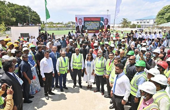 އައްޑޫ މަގުތަކުގެ ބިޔަ މަޝްރޫއު ފައްޓަވައިދެއްވައިފި