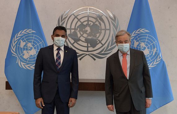 ނައިބު ރައީސް އދ. ގެ ސެކްރެެޓަރީ ޖެނަރަލްގެ އަރިހަށް