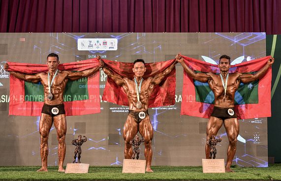 ދެކުނު އޭޝިއާ ބޮޑީ ބިލްޑިން މުބާރާތް ރާއްޖޭގައި