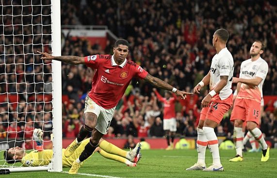 ރަޝްފޯޑްގެ 100 ވަނަ ގޯލާ އެކު ޔުނައިޓެޑް ކުރިއަށް