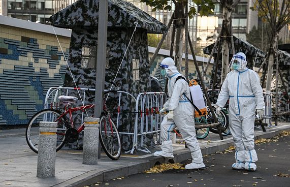 ކޮވިޑް ކޮންޓްރޯލުން ނެއްޓި ބެއިޖިން ފަޅުކަމެއްގައި