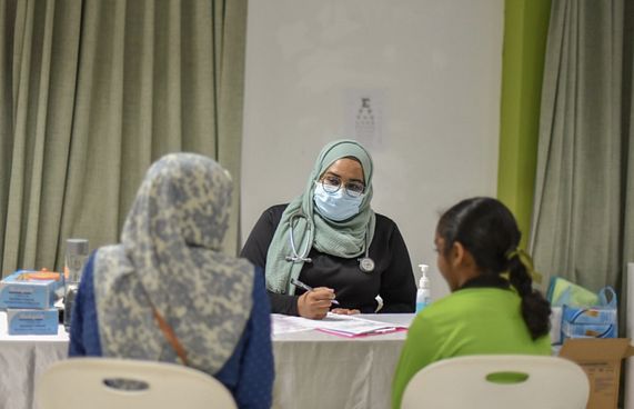 ހުރަވީ ސްކޫލް ދަރިވަރުންގެ ހެލްތު ސްކްރީންކޮށްފި