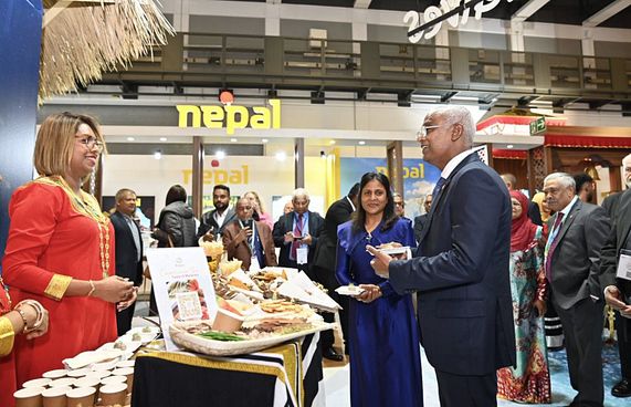 ރައީސް އައިޓީބީފެއާއަށް ޒިޔާރަތްކުރައްވައިފި